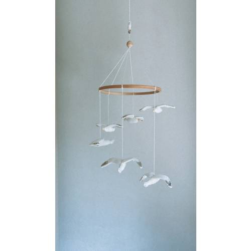 Nautical Seagulls mobile