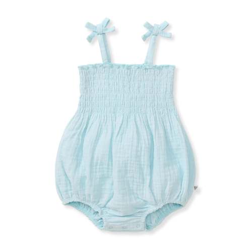 Dotted Muslin Organic Baby Girl Romper – Burt's Bees Baby