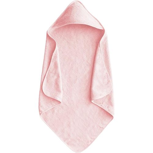 Baby Hooded Towels 31.5 * 31.5" Bath Towel for Newborn Toddler Infant Shower Ultra Absorbent Soft Bathrobe Blanket Boys and Girls(Pink)