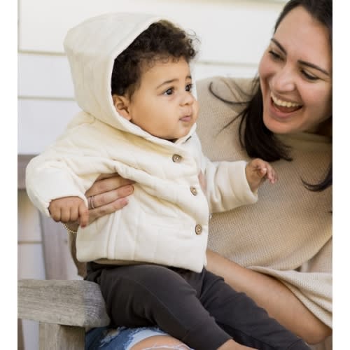 Organic Cotton Quilted Jacket - 6-9 Months