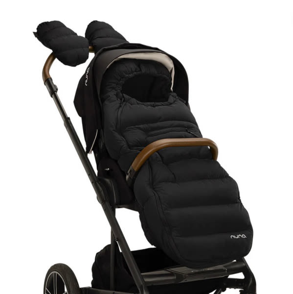 Nuna Footmuff Winter Stroller Set  - Caviar/Cognac