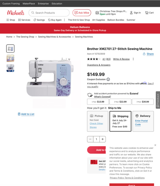 Sewing Machine ( for baby clothes!)