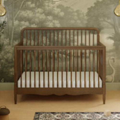 Namesake Liberty 4-in-1 Convertible Spindle Crib - Natural Walnut