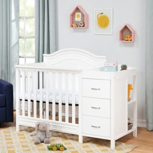 DaVinci Charlie 4-in-1 Convertible Crib and Changer with Storage | Wayfair