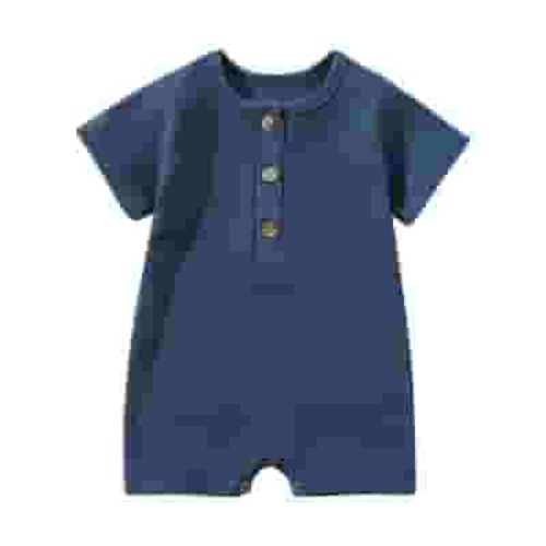 JGTDBPO Newborn Baby Girl Boy Clothes Summer Outfits Infant Short Sleeve Romper Jumpsuit Cotton Linen Solid Color T-Shirt Bodysuit Bodysuit Cute Newborn Clothes for Girl