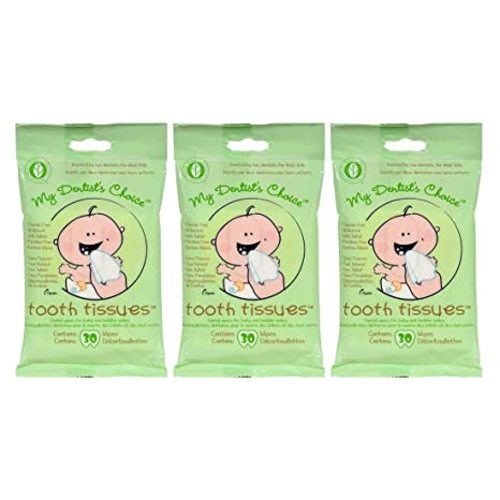 My Dentist's Choice, Dental Wipes, Baby Tooth and Gum Wipes for Baby and Toddlers - 3-Pack - 30 Count (Pack of 3)