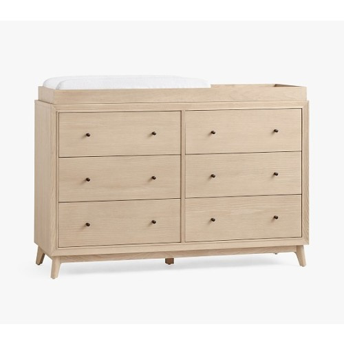 Sloan Extra Wide Changing Table Dresser & Topper | Pottery Barn Kids