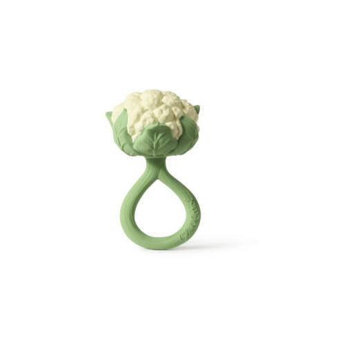 Oli & Carol Cauliflower Teething Rattle Toy