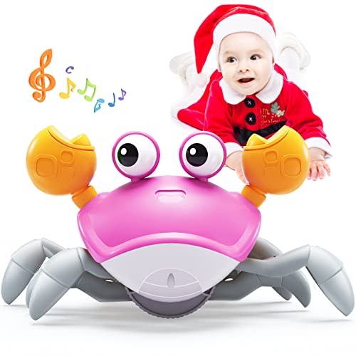 Boxgear Crawling Crab Baby Toy – Tummy Time Toys for Babies – Cute  Interactive Baby Toys with Light and Music Functions – Crawling Baby Toy  for Sensory Development, Learning 