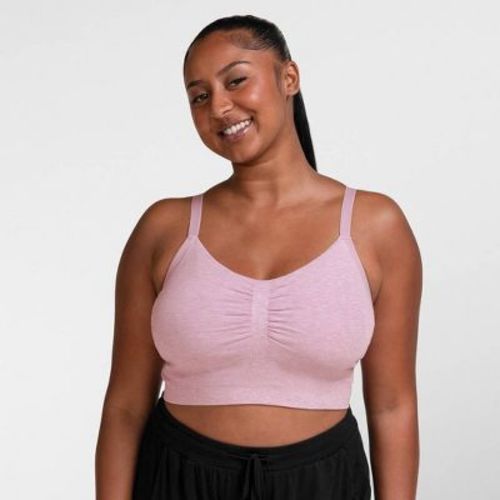 Kindred By Kindred Bravely Women's Sublime Bamboo Hands-free Pumping Lounge & Sleep Bra - Mauve M