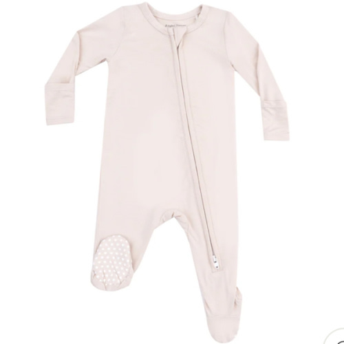 2 Way Zipper Footie - Solid Sandshell – Angel Dear
