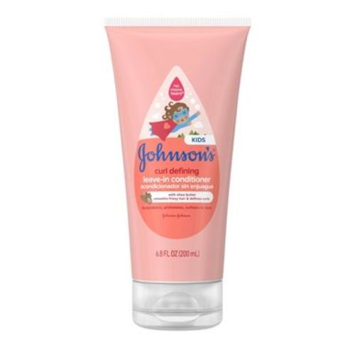 Johnson's Kids Curl Defining Leave-in Conditioner, Shea Butter, Gentle For Toddlers' Hair - 6.8 Fl Oz