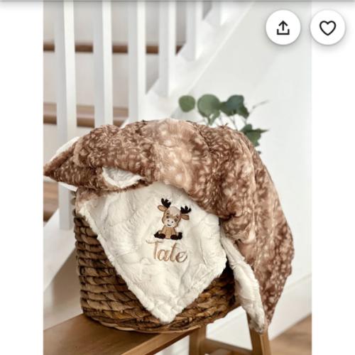 Custom Blanket, Design Your Own Baby Blanket, Minky, Baby Blanket with Name, Monogram, Plush Baby Blanket, Gender Neutral Gift, Baby Shower