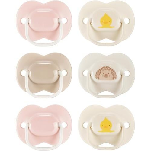 Tommee Tippee Anytime Pacifier, 0-6 Months, 6 Pack of Symmetrical, BPA Free Pacifiers