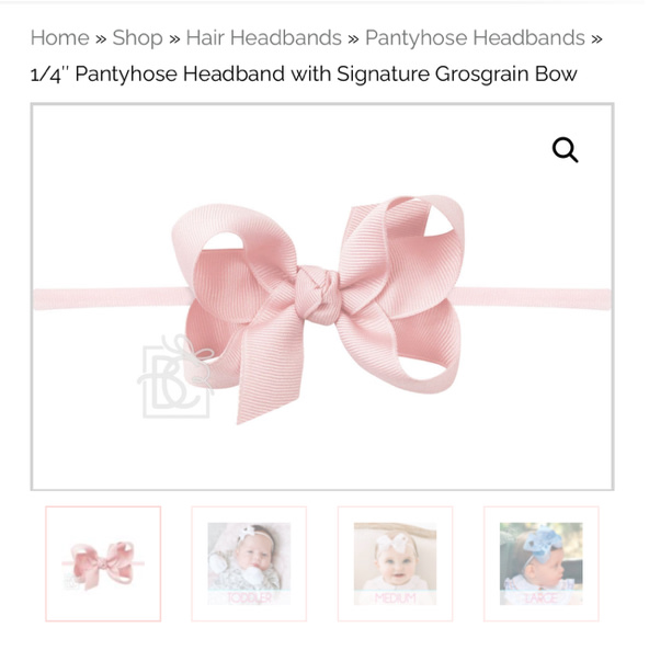 Satin Double Knot Bow on Clip