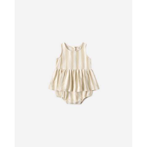 Skirted Tank Romper Summer Stripe