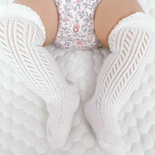 Girls Emery White Socks – Arabella & Rose
