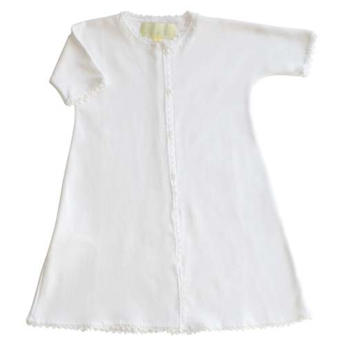 White Pixie Lily Jersey Day Gown
