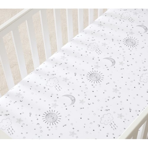Skye Organic Crib Fitted Sheet Bundle - Set of 2