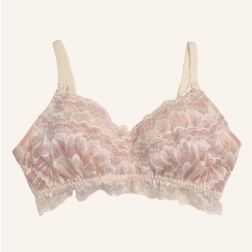 Tulip Lace Organic Cotton Nursing Bralette - Ivory – MORROW+MINT