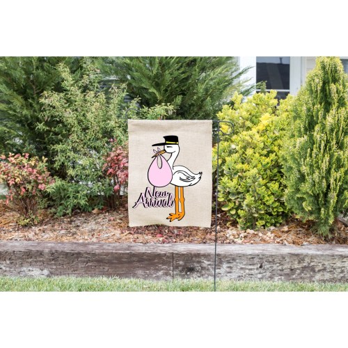 Birth Announcement Yard Flag/Baby Announcement Garden Flag/It's A Girl Yard Sign/It's A Boy Yard Sign/It's A Girl Yard Flag/It's A Boy Yard