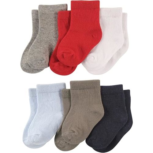 Luvable Friends Unisex Baby Newborn and Baby Socks Set