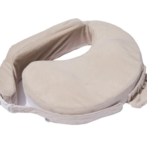 My Brest Friend Nursing Pillow - Deluxe - Enhanced Comfort w/Slipcover - Ergonomic Breastfeeding Pillow for Ultimate Support for Mom & Baby - Adjustable Pillow W/Handy Side Pocket, Soft Sand