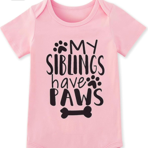 Funnycokid Baby Boys Girls Bodysuit Funny Newborn Romper Short Sleeve Infant Neutral Outfits 0-12 Months