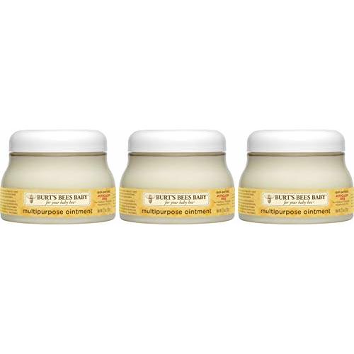 Burt's Bees Baby 100% Natural Origin Multipurpose Healing Ointment, Face & Body Baby Ointment, 7.05 Ounce (Pack of 3)
