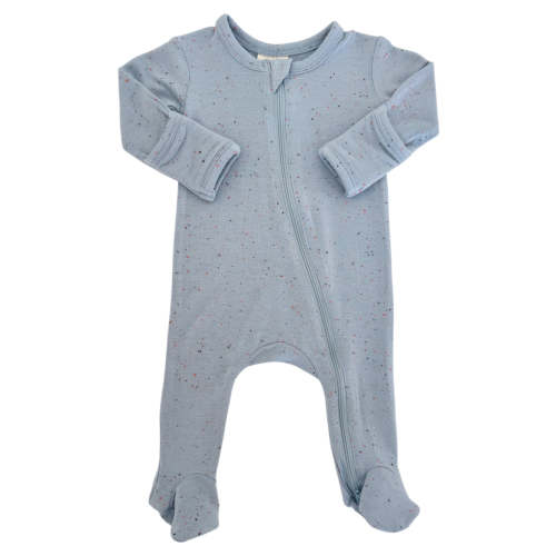 Glacier Speckle / 2-Way Zip Footie