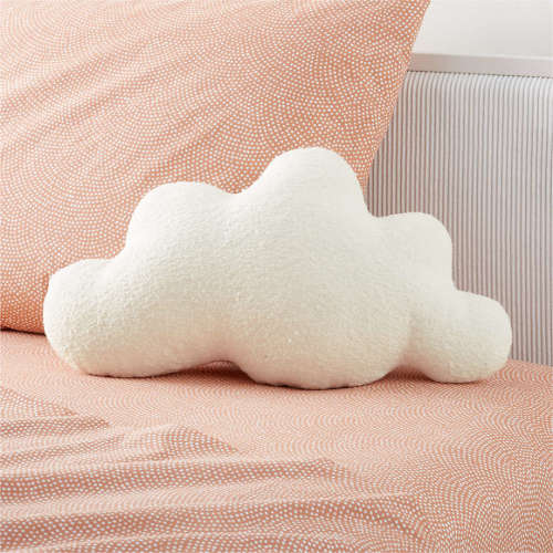 Sky High Cloud Kids Throw Pillow by Leanne Ford