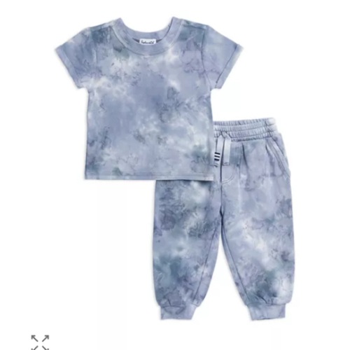 Boys' Shadow Wash Short Sleeved Tee & Pants Set - Baby