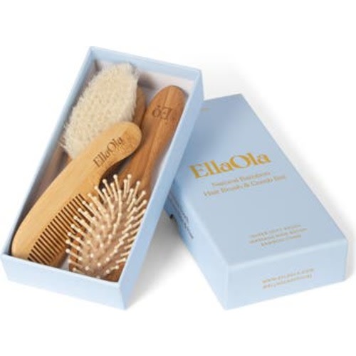 3-Piece Bamboo Brush & Comb Set