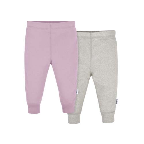 Gerber Gender Neutral Active Pants, 2-Pack, Sizes 0/3 Months - 12 Months