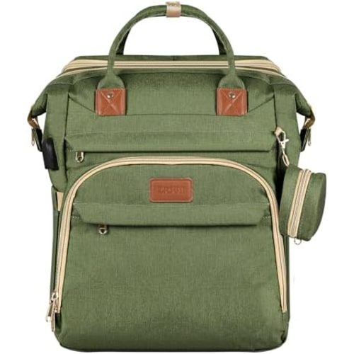 Baby Diaper Bag Backpack,Baby Shower Gifts, Multifunctional Travel Diaper Bag, Gifts for Mom with Portable Diaper Pad