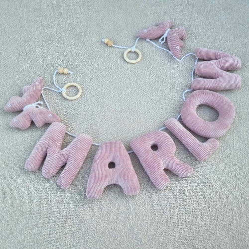 Fabric NAME banner. Soft garland. Name garland. Personalized flag banner. Nursery personalised banner.