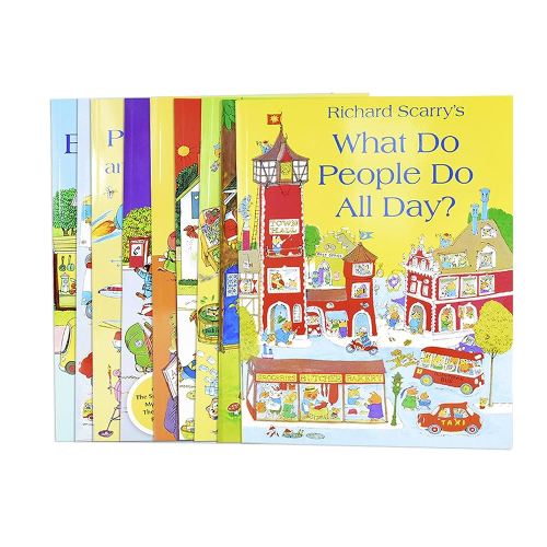 Richard Scarrys Best Collection Ever! 10 books collection. What do people do all day?... and other stories.
