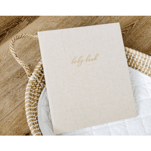 First Year Baby Memory Book - Sand