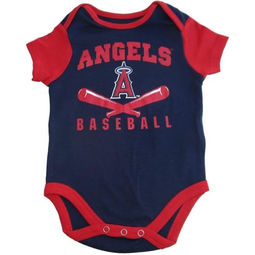 VF Los Angeles Angels Team Logo Infant Creeper Bodysuit - Team Colors