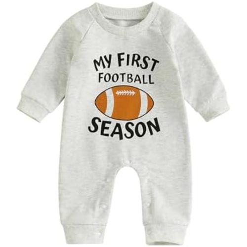 BemeyourBBs Newborn Baby Boy Fall Winter Clothes Button Long Sleeve Romper Jumpsuit Cute Infant One Piece Outfit