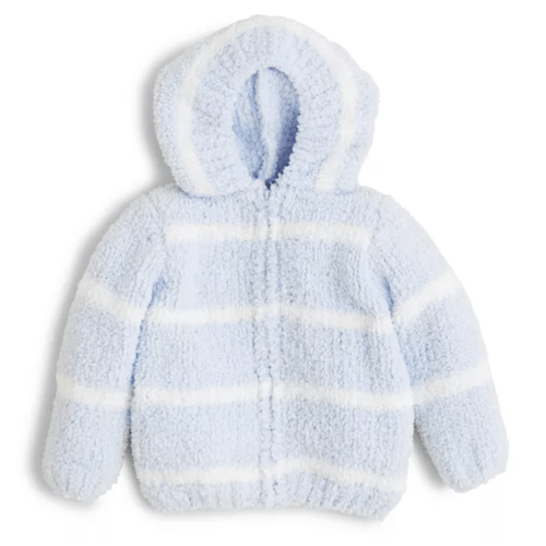 Boys' Striped Hooded Jacket - 6-12M