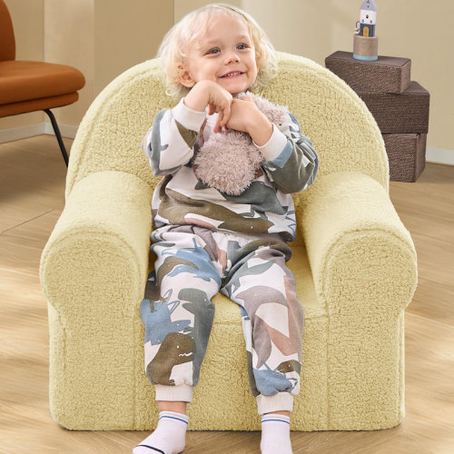 Isabelle & Max™ Amatullah Kids Club Chair, Toddler Sherpa Couch & Reviews | Wayfair