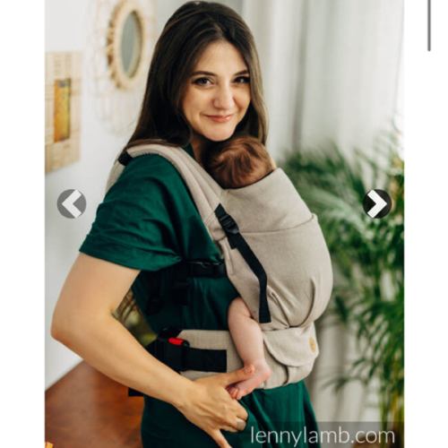 LennyLight Carrier, Standard Size, broken-twill weave 100% cotton - PEANUT BUTTER