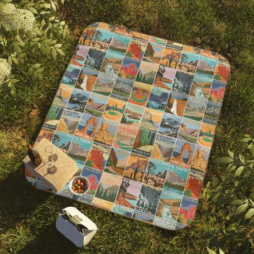 National Parks Microfiber Picnic Blanket