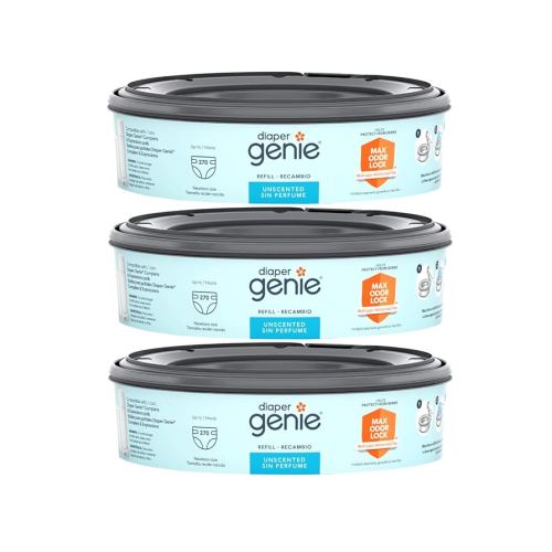 Playtex Diaper Genie Refill (810 Count Total - 3 Pack of 270 Each)