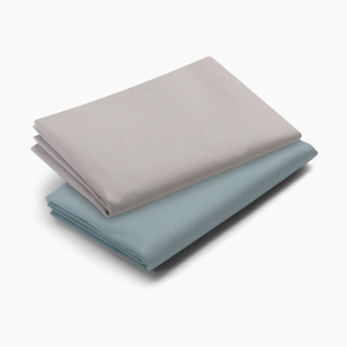 Graco Pack 'n Play Playard Waterproof Sheet (2 Pack) - Teal/Pale Grey