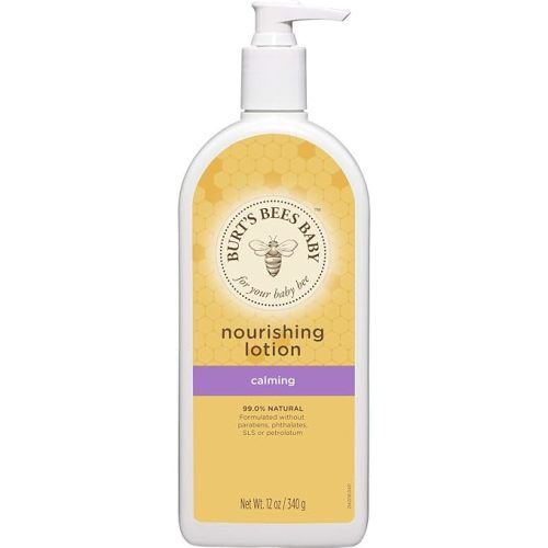 Burt's Bees Baby Bee Nourishing Calming Lotion 12 oz (Pack of 2)