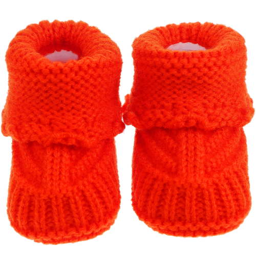 1 Pair Knitting Crochet Baby Booties Newborn Socks Handmade Shoes Baby Knitted Booties