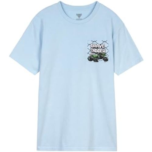 Monster Jam Adult T-Shirt Grave Digger El Toro Loco Megalodon