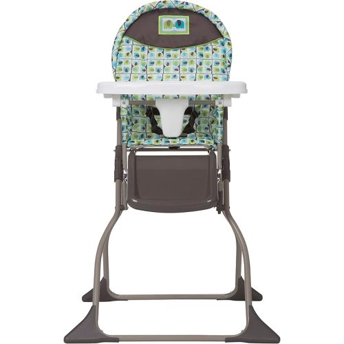 Cosco Simple Fold High Chair with 3-Position Tray (Elephant Squares)